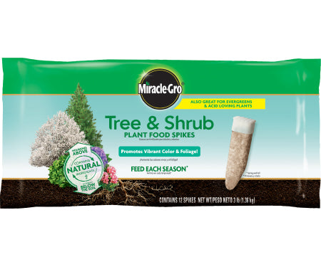 Miracle-Gro Tree & Shrub Plant Food Spikes (15-5-10) – Bay Gardens
