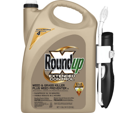 Roundup Extended Control Weed And Grass Killer Plus Weed Preventer II - RTU (1.1 gal. with Wand)