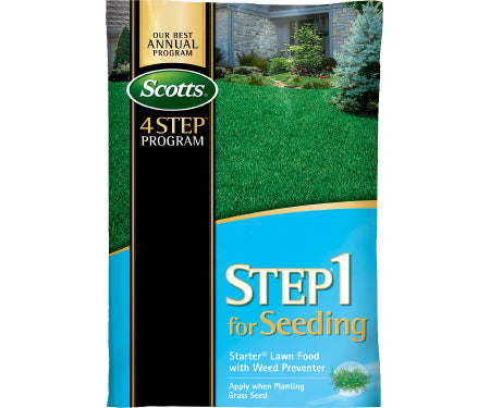 Scott's Step 1 For Seeding With Weed Preventer